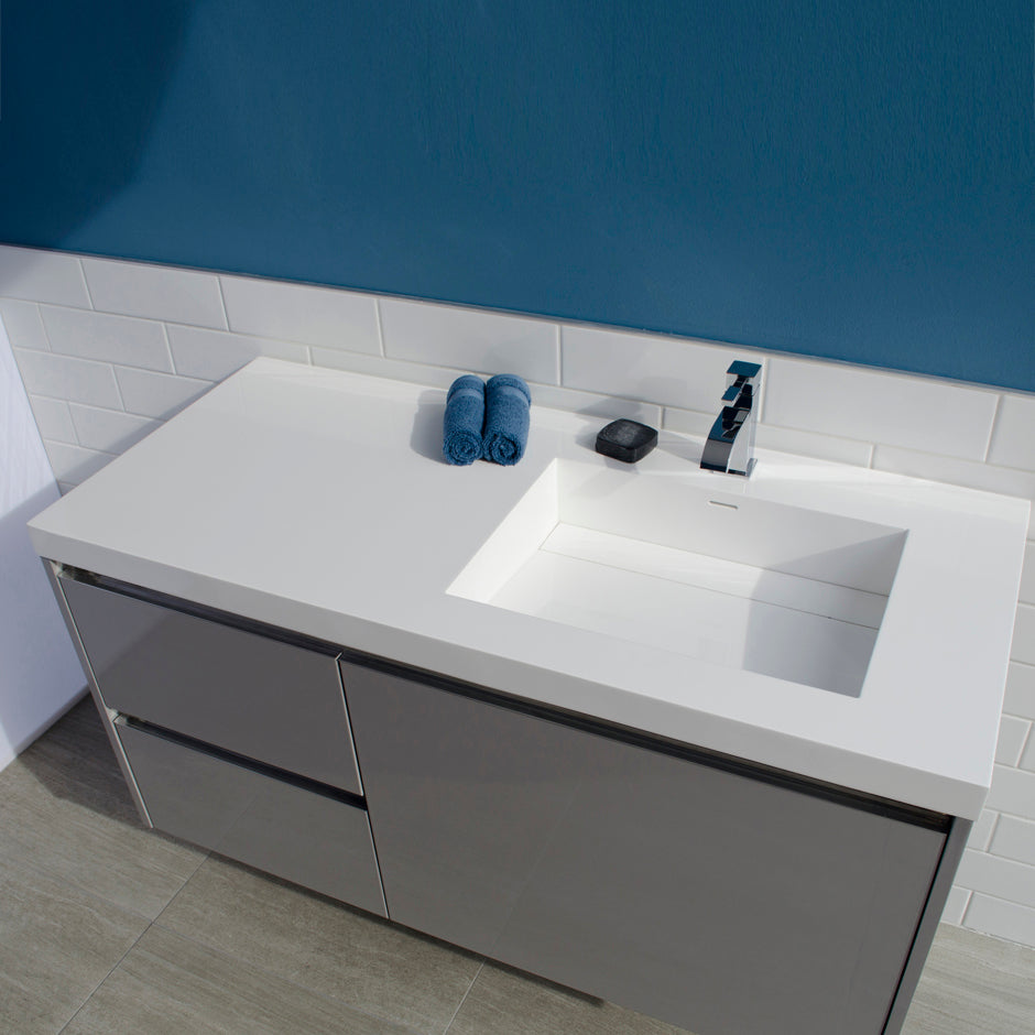 gloss white sink