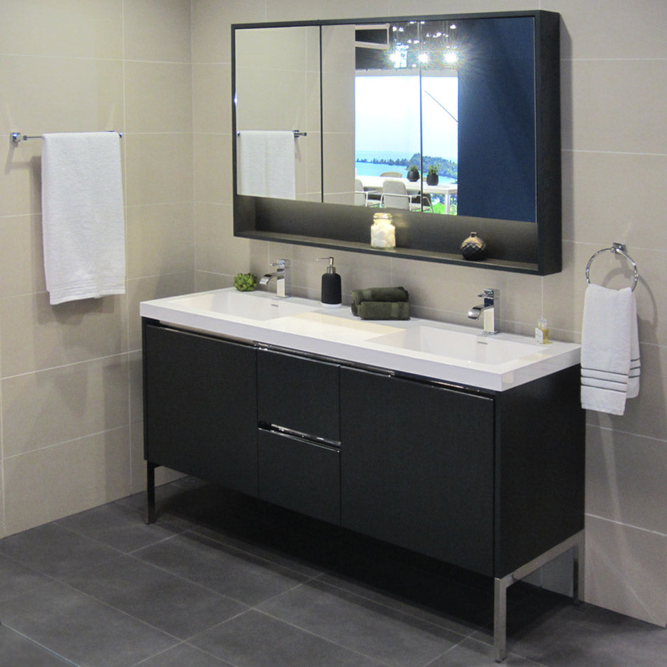 ash gray  vanity