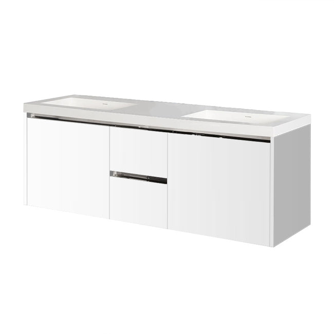 Lacava Kubista 60" Wall-Mount Under Counter Vanity