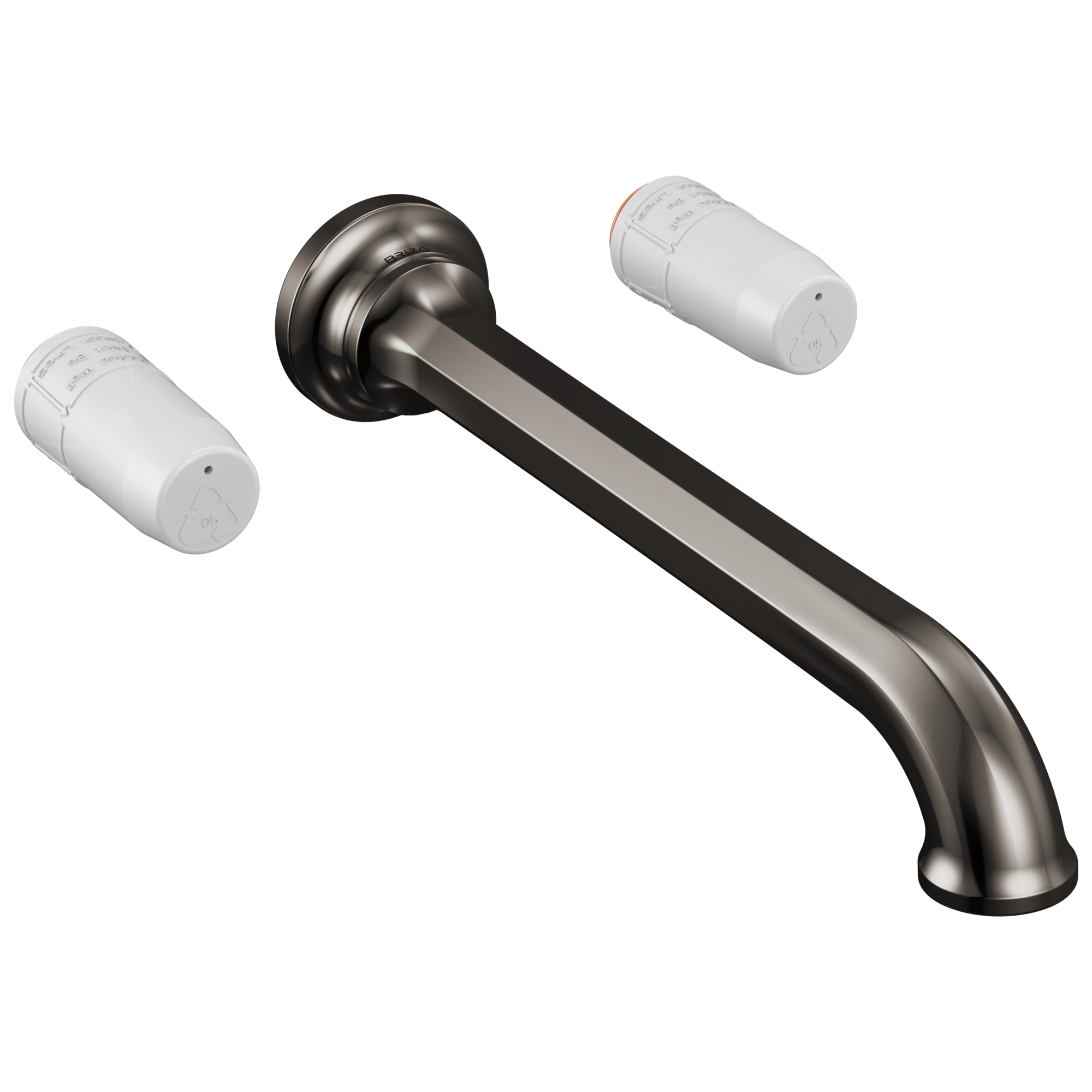 Brizo Beauclere Two Handle Wall Mount Tub Filler - Less Handles