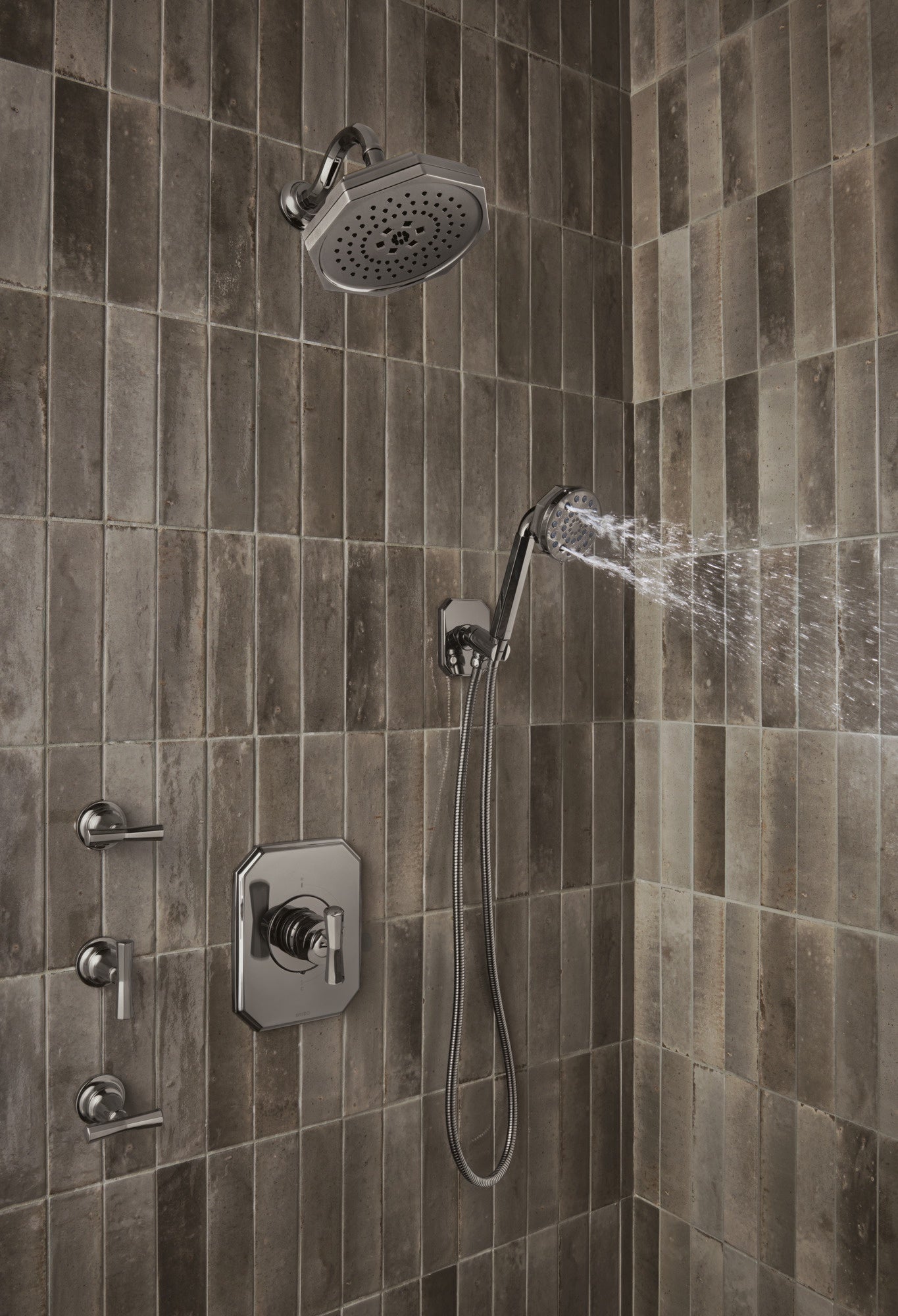 polished nickel valve