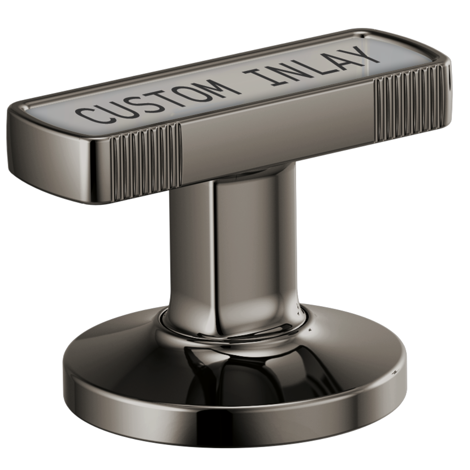 Brizo Kintsu Widespread Lavatory Knob with Custom Inlay Handle Kit