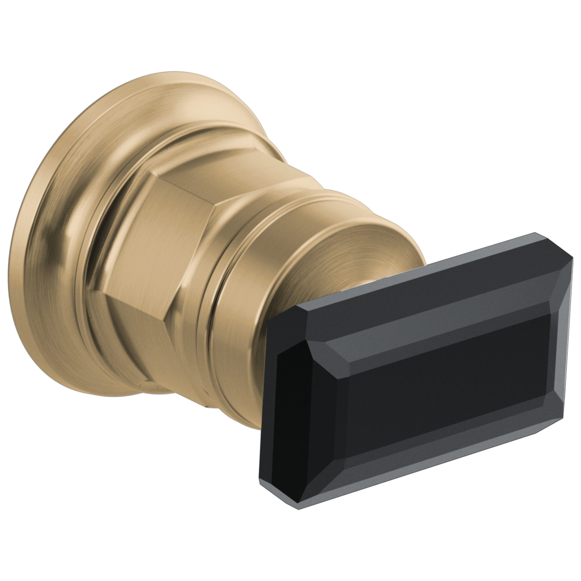 luxe gold / black crystal handle kit
