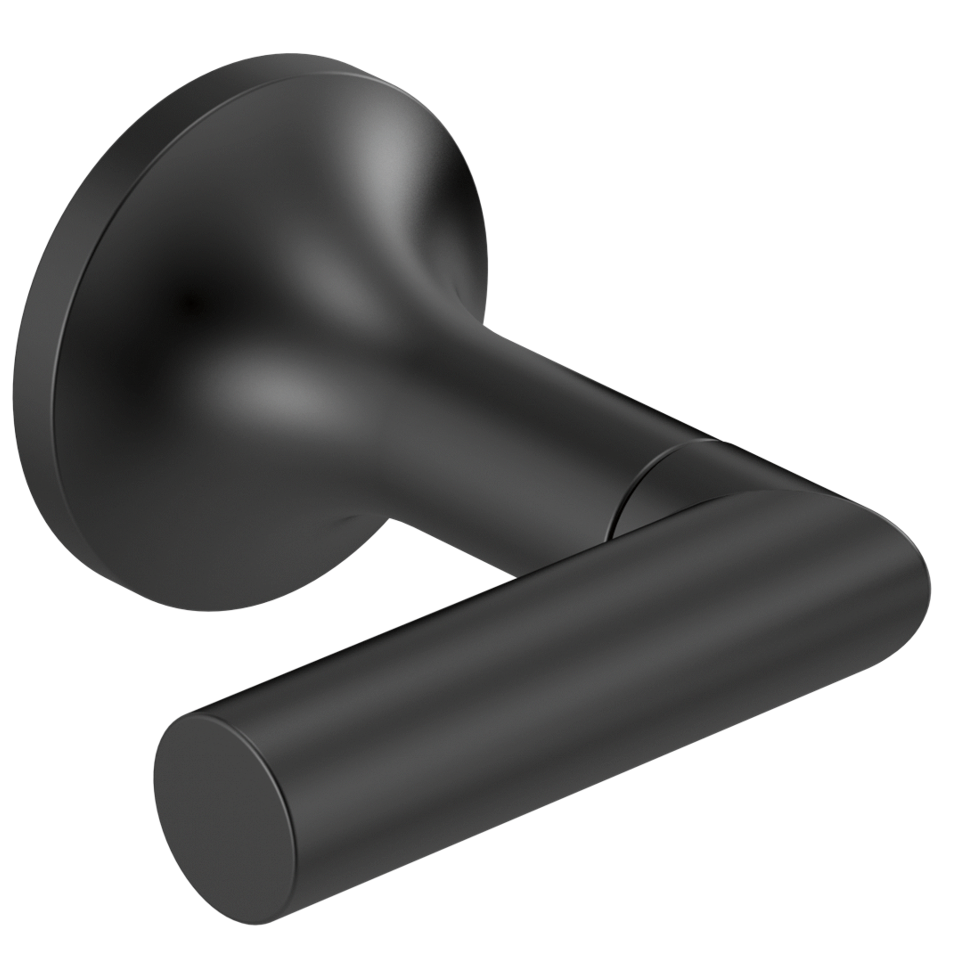 matte black lever handle