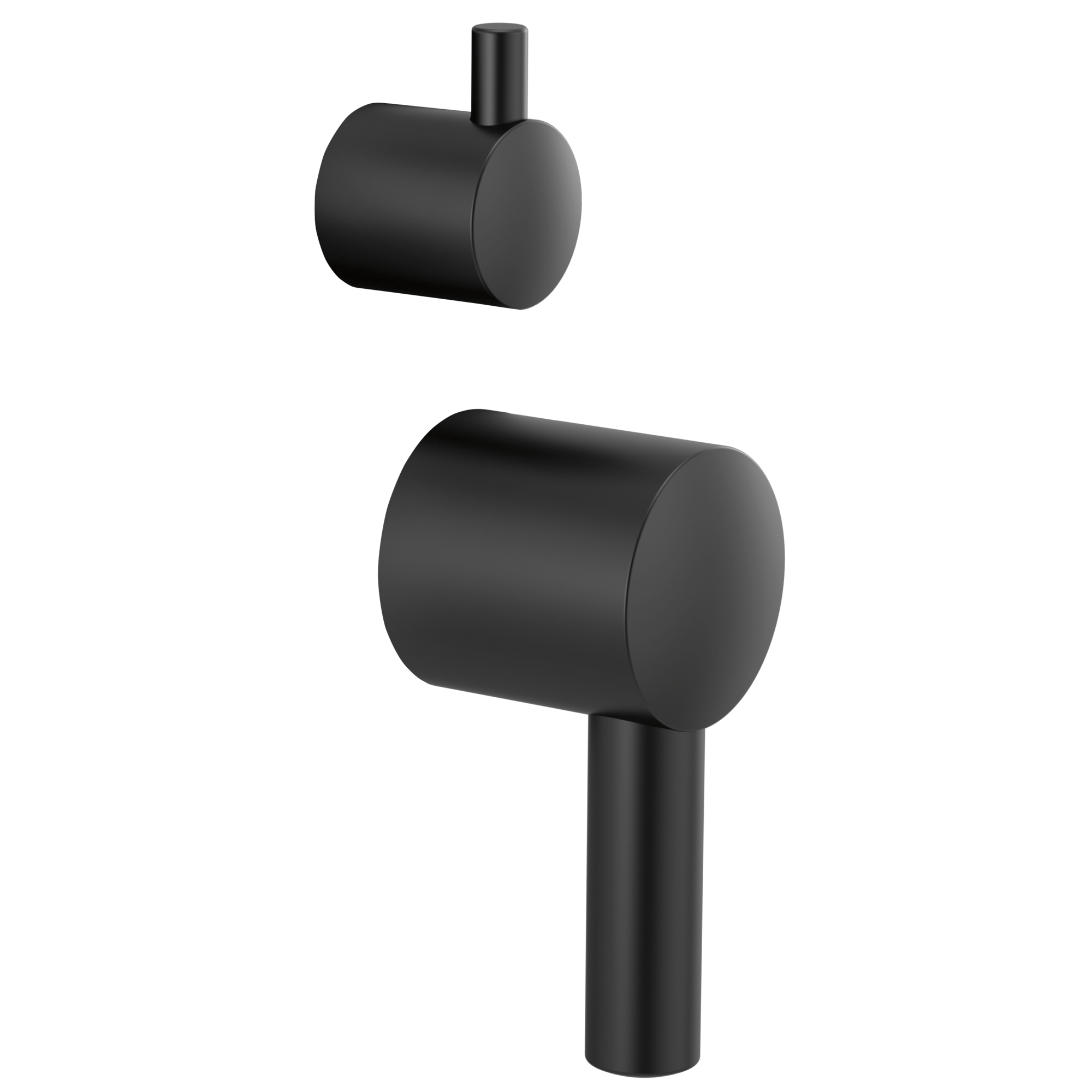 matte black lever handle