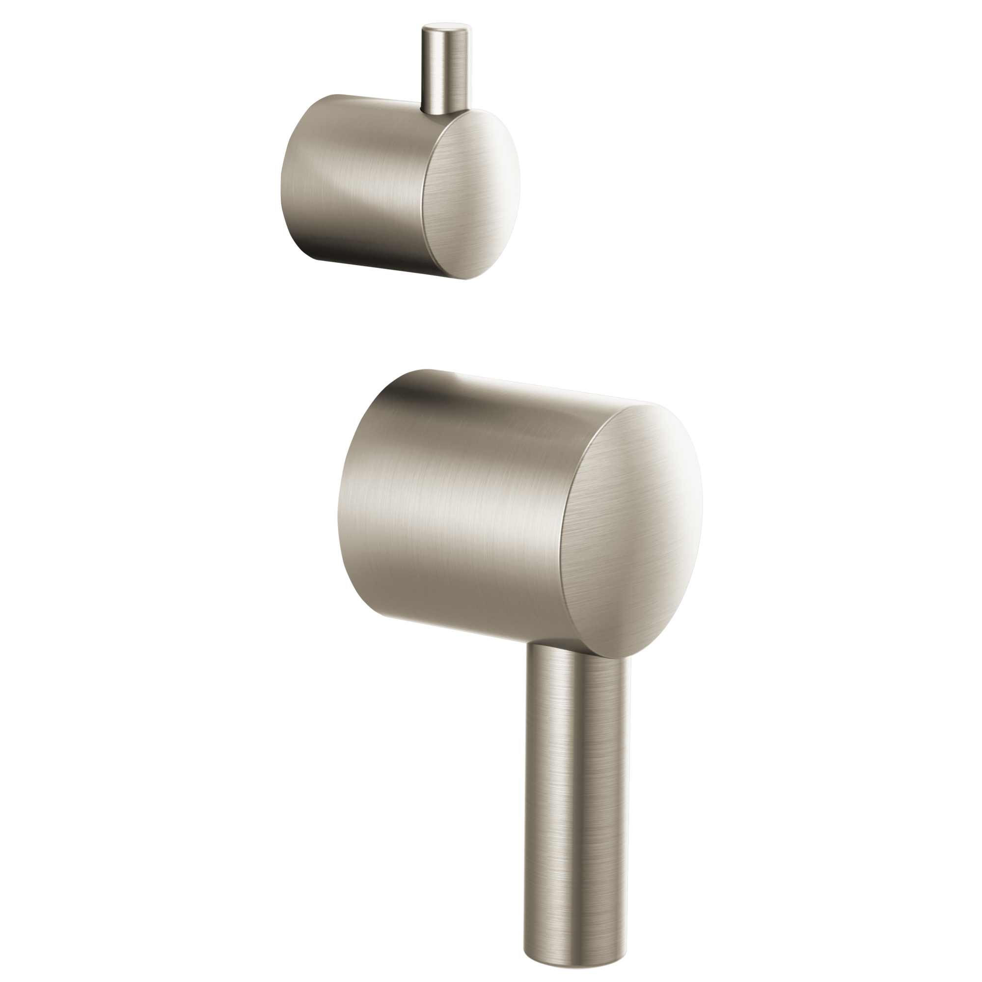 brushed nickel lever handle