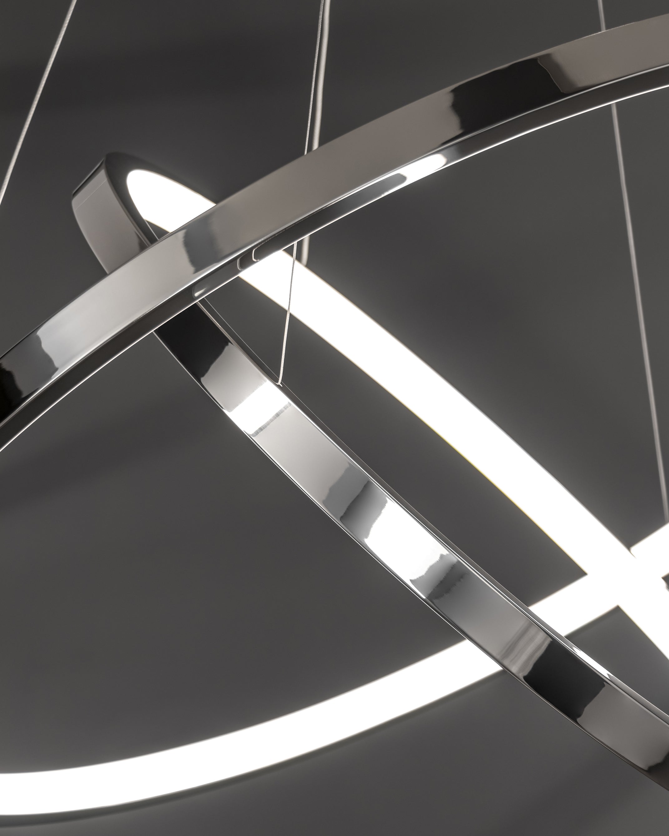 chrome chandelier