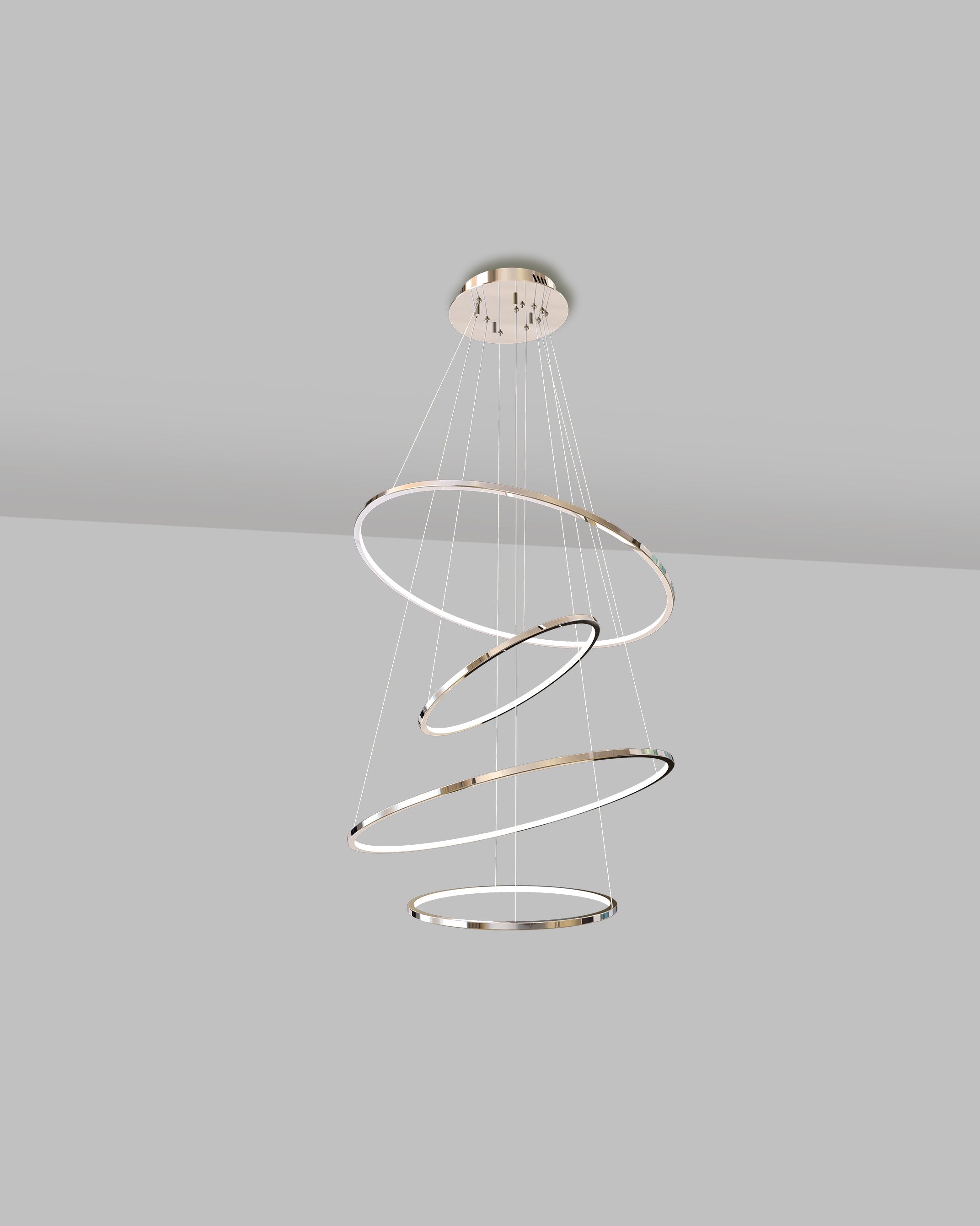 chrome chandelier