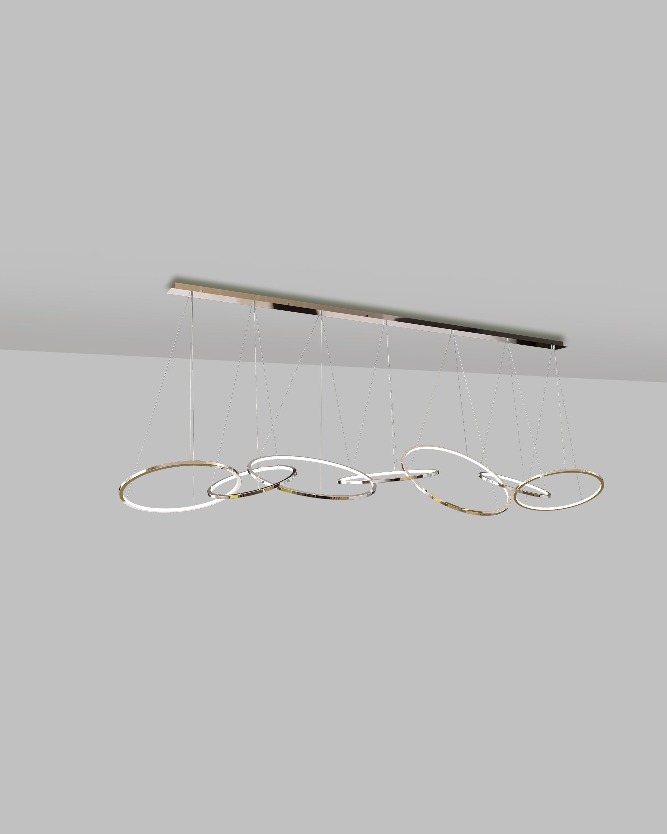 chrome chandelier