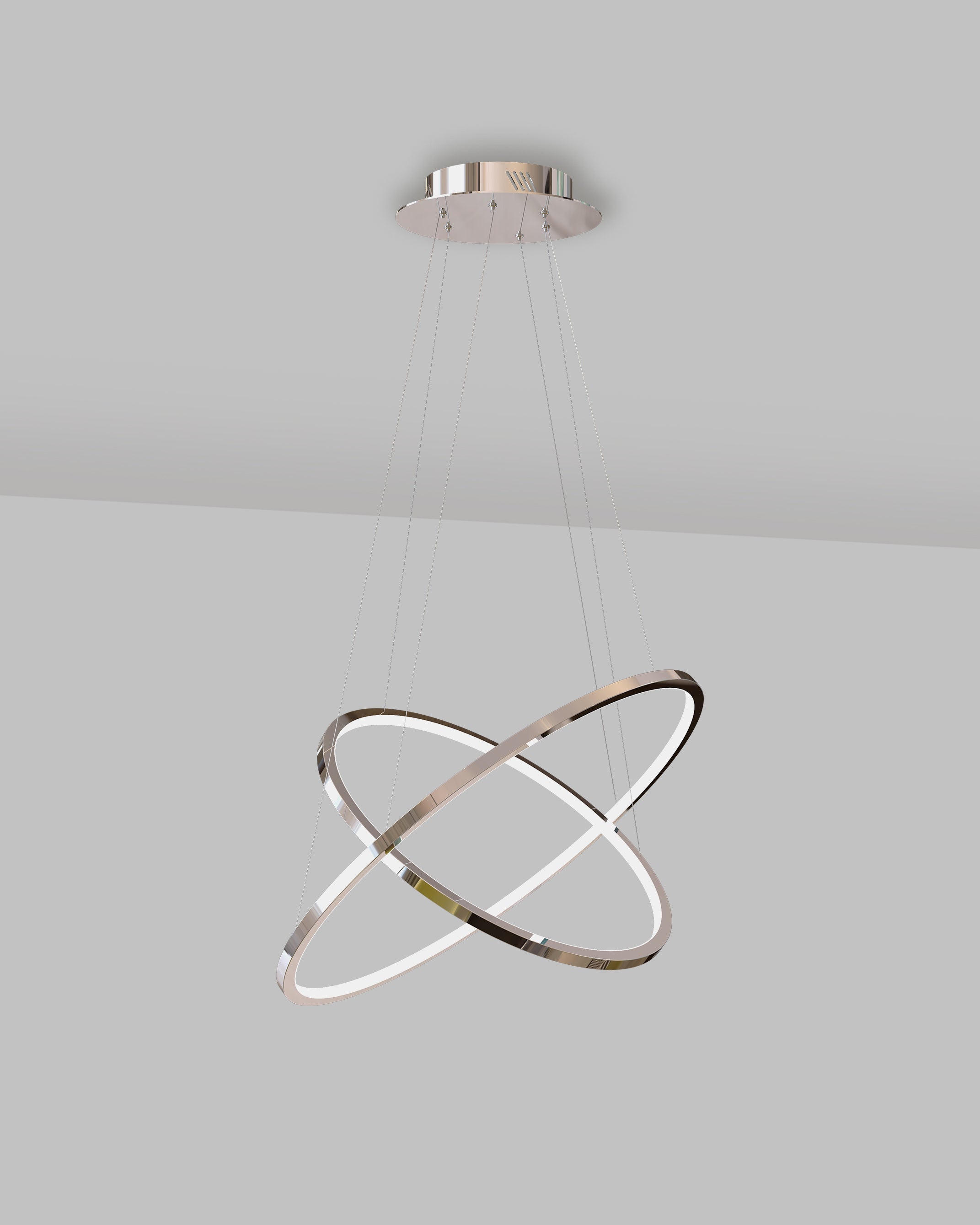 chrome chandelier