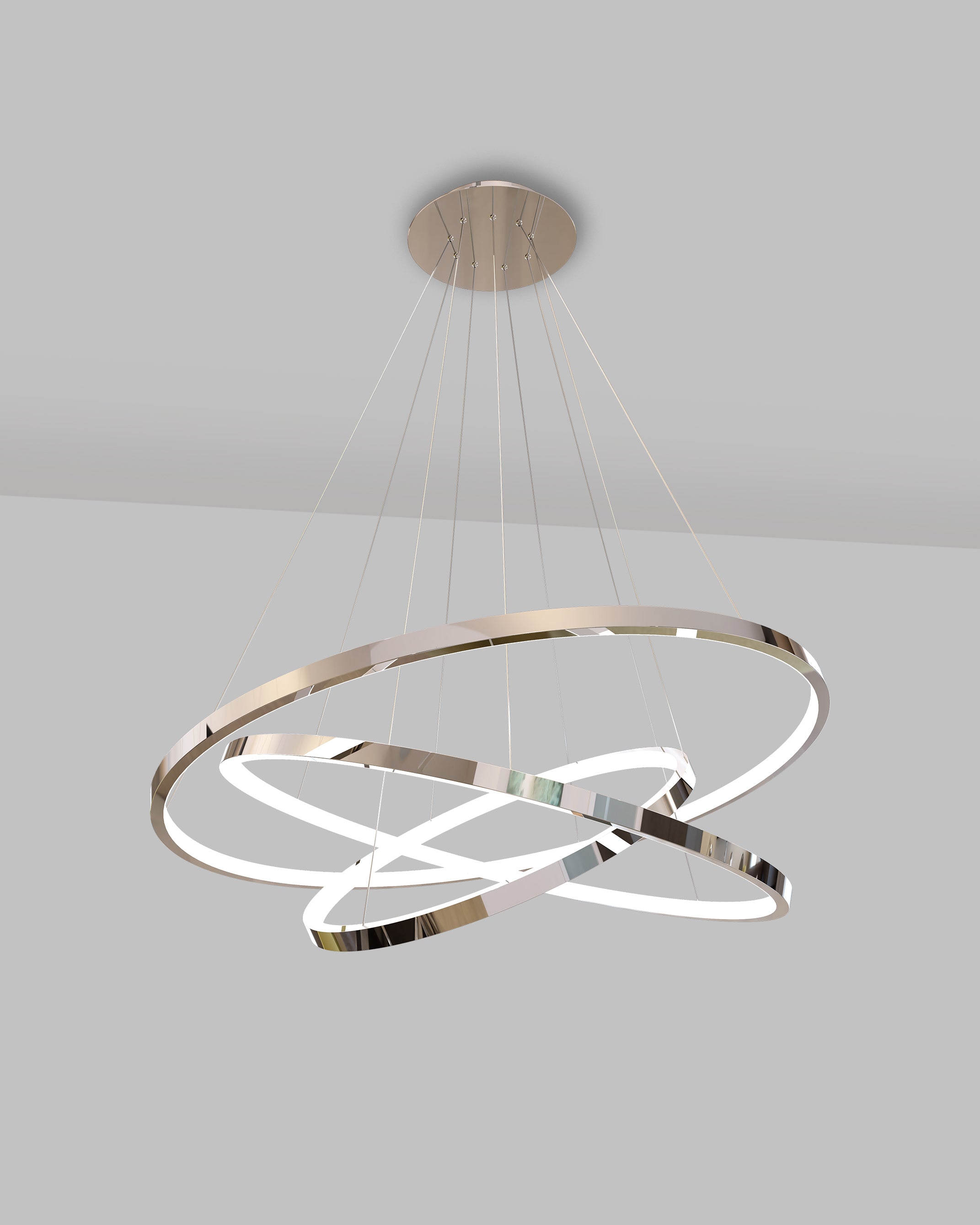 chrome chandelier