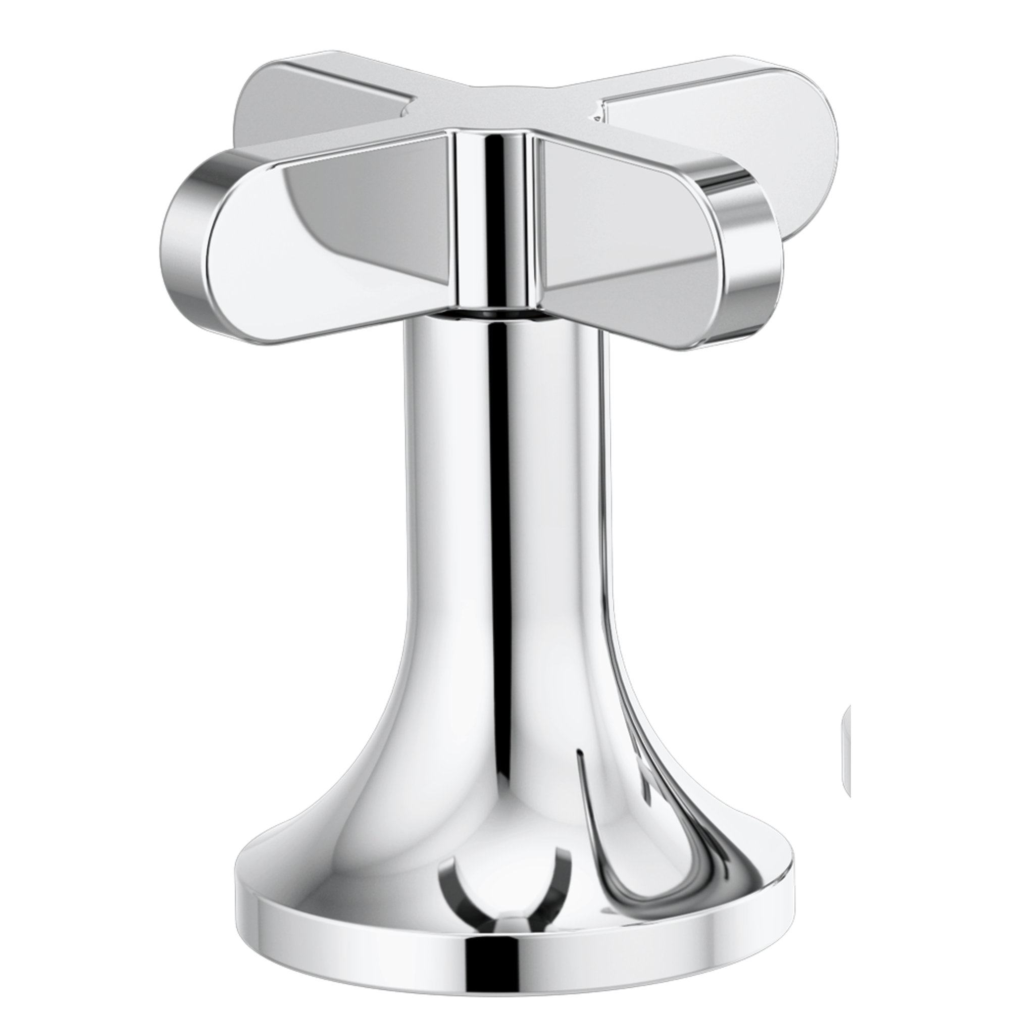 chrome cross handle