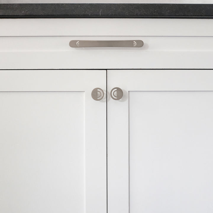 satin nickel pull
