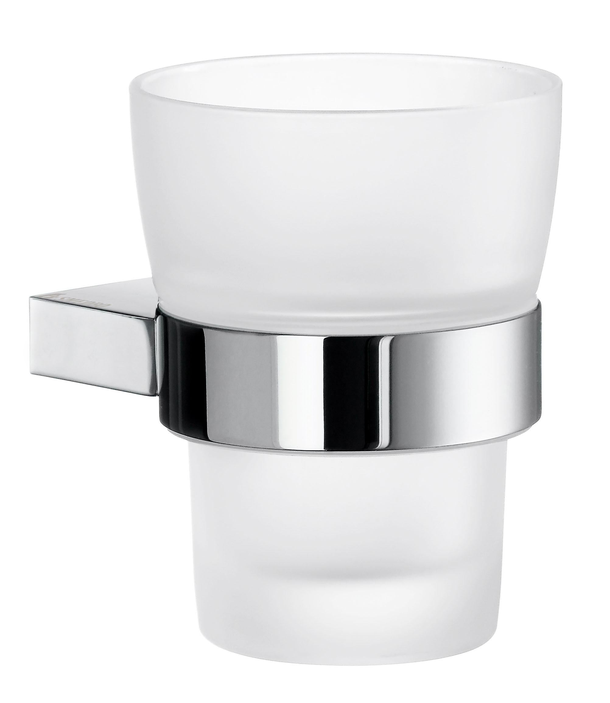 polished chrome tumbler