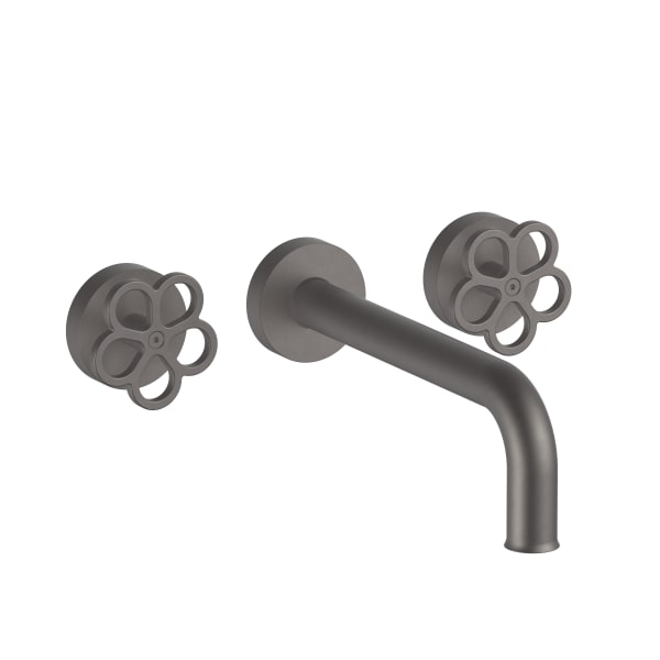 matte gun metal pvd washbasin mixer
