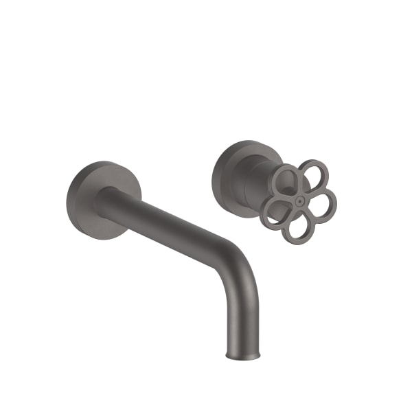 matte gun metal pvd washbasin mixer