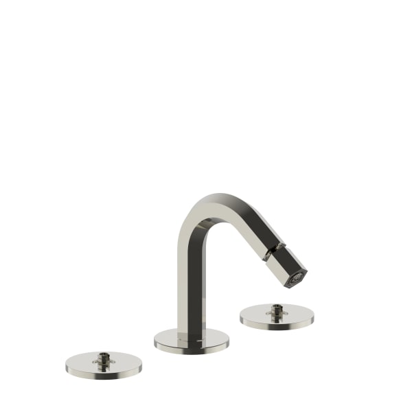 Fantini Venezia Three Hole Bidet Set. Deck Mount Hexagonal Spout