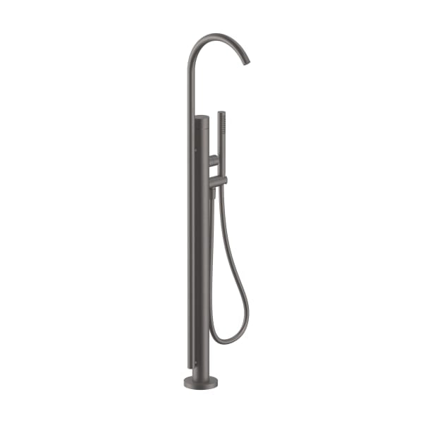 matte gun metal pvd tub filler