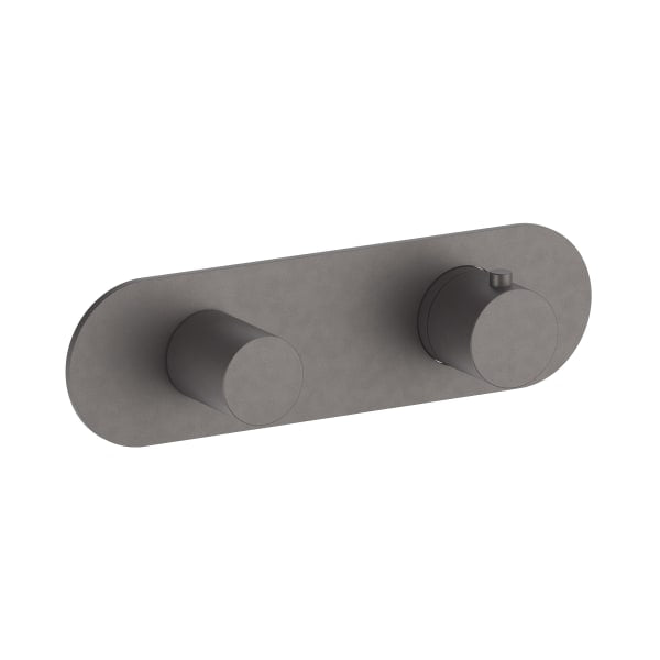 matte gun metal pvd thermostatic mixer
