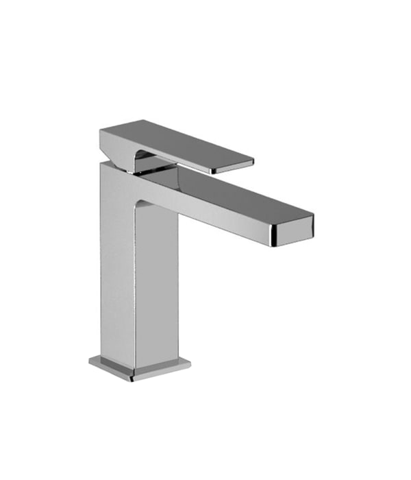 chrome washbasin mixer