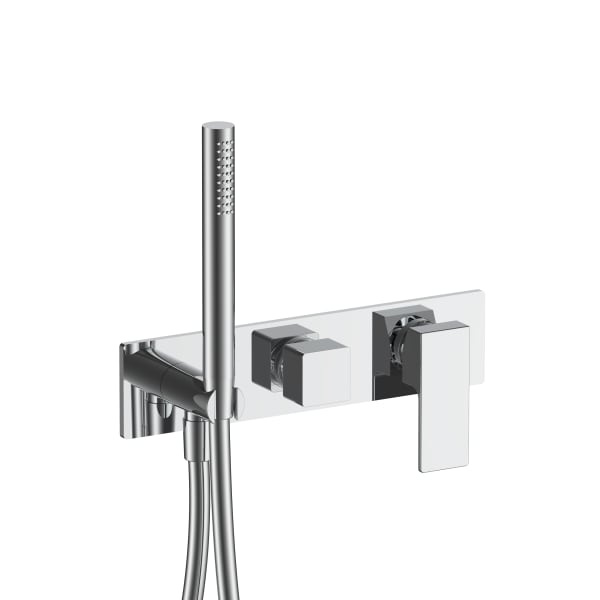 chrome shower