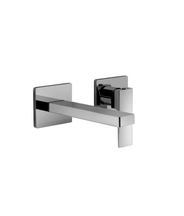 chrome washbasin mixer