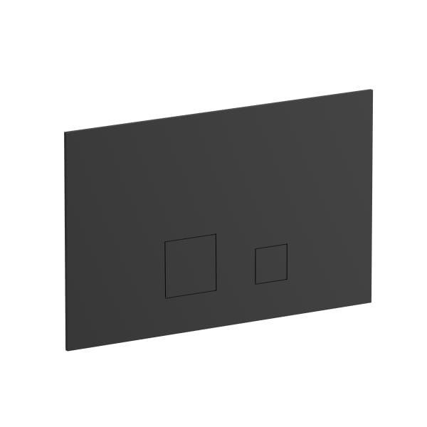matte black actuator plate