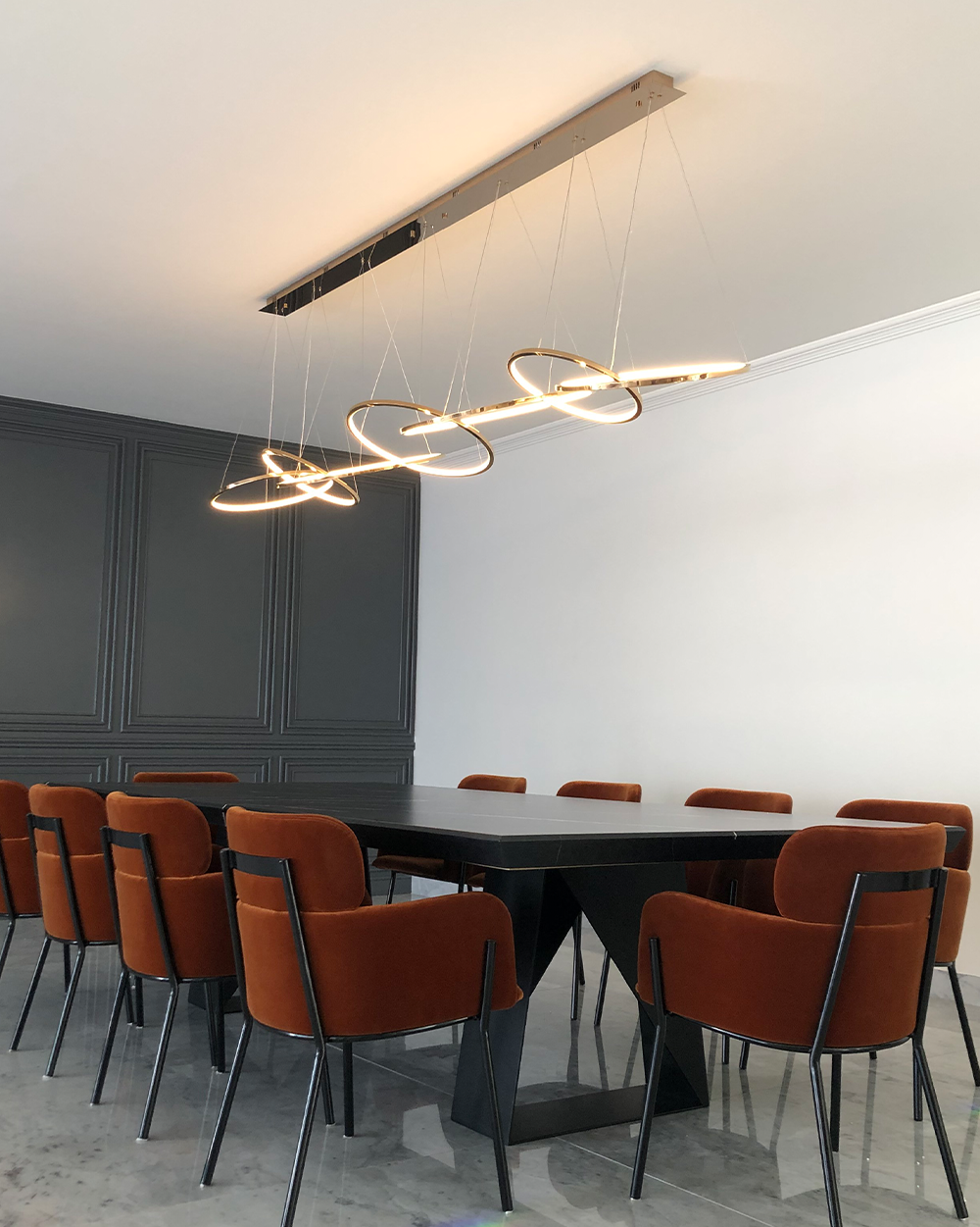 rose cooper chandelier