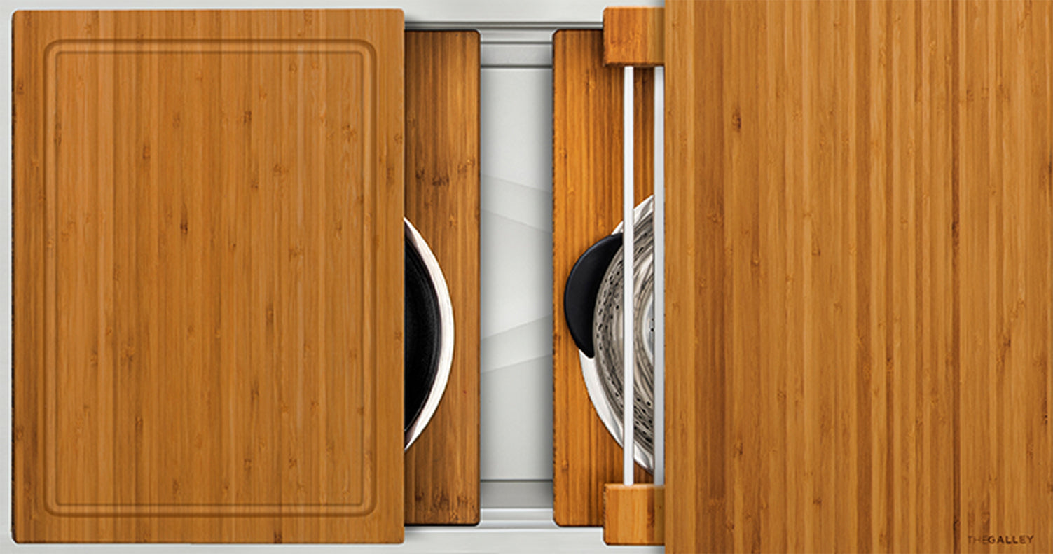 natural golden bamboo washstation