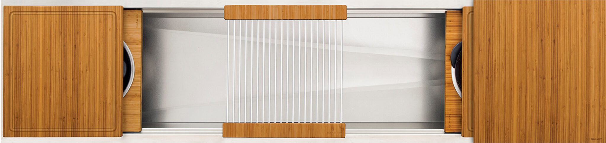natural golden bamboo washstation