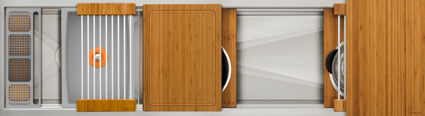 natural golden bamboo washstation