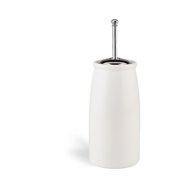 chrome toilet brush holder