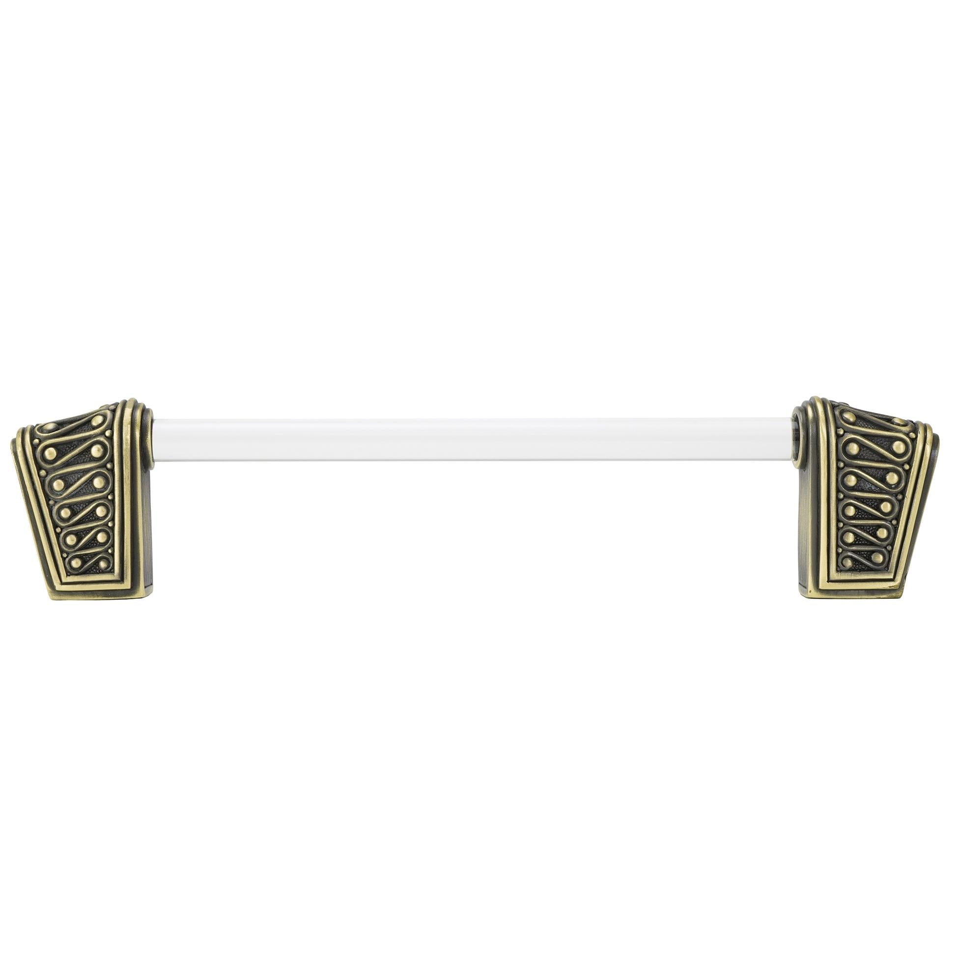 burnish brass pull