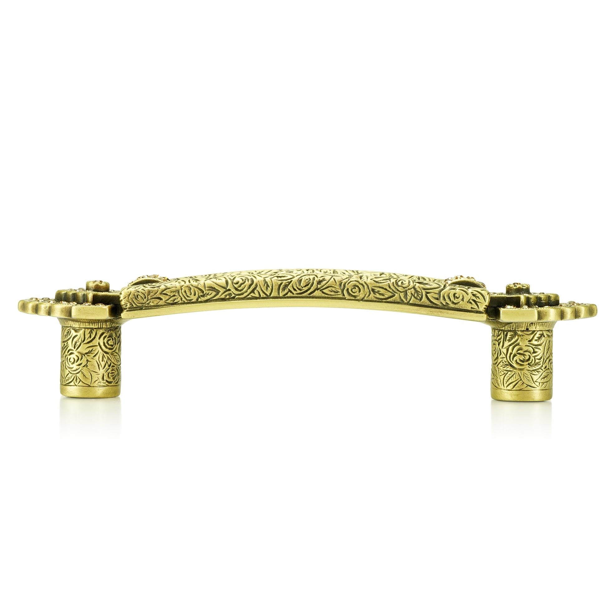burnish brass pull