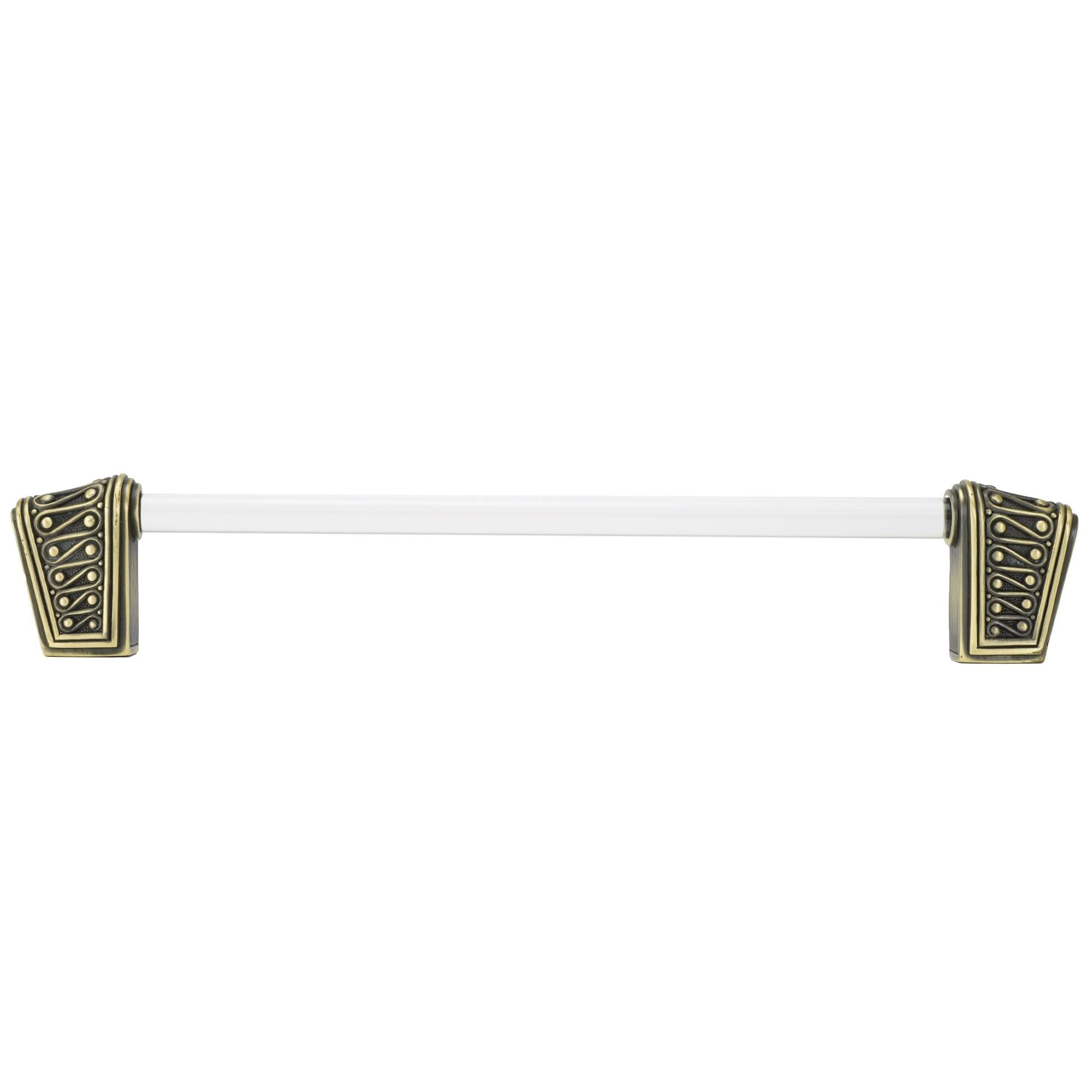 burnish brass pull