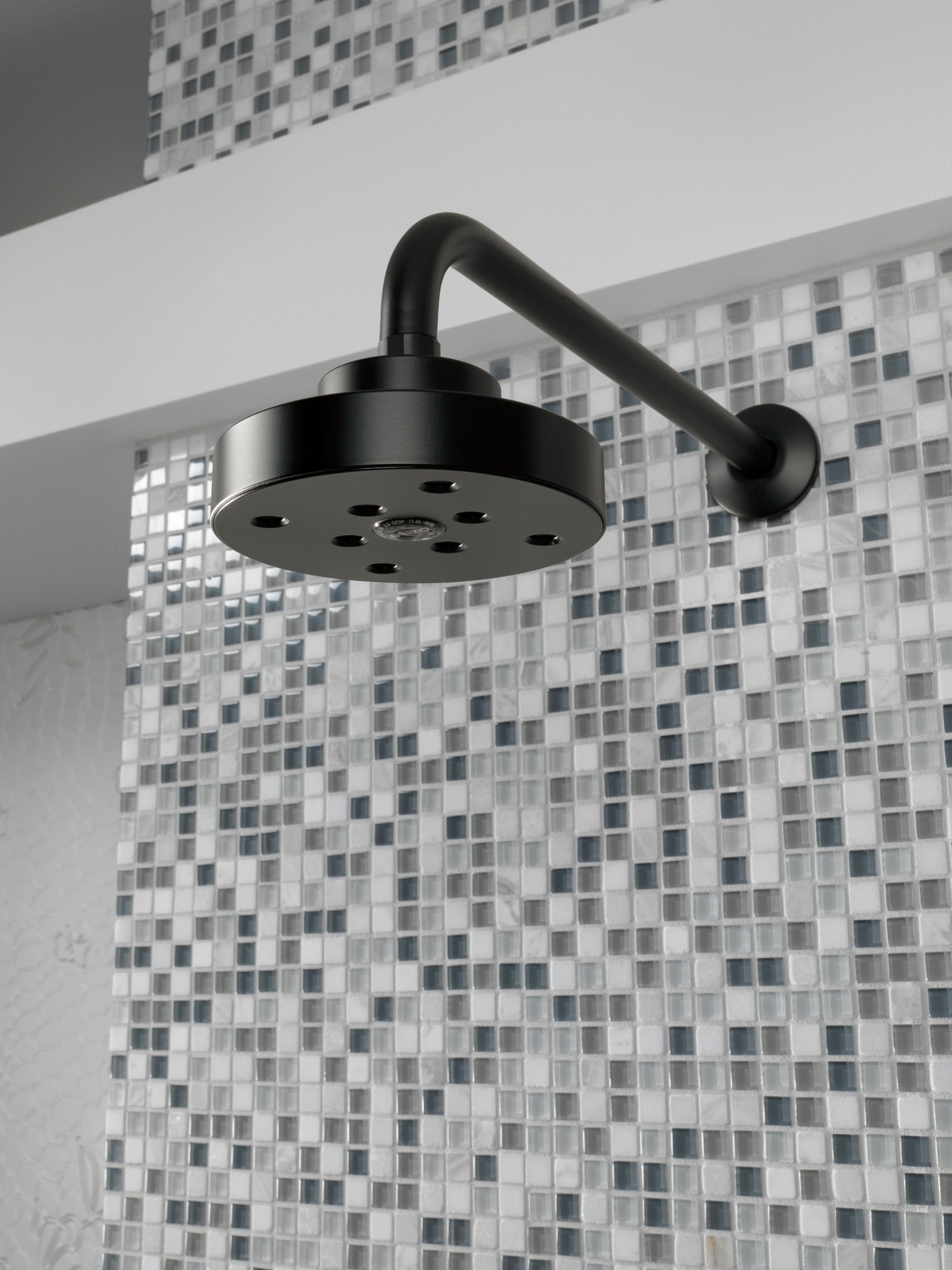 matte black showerhead