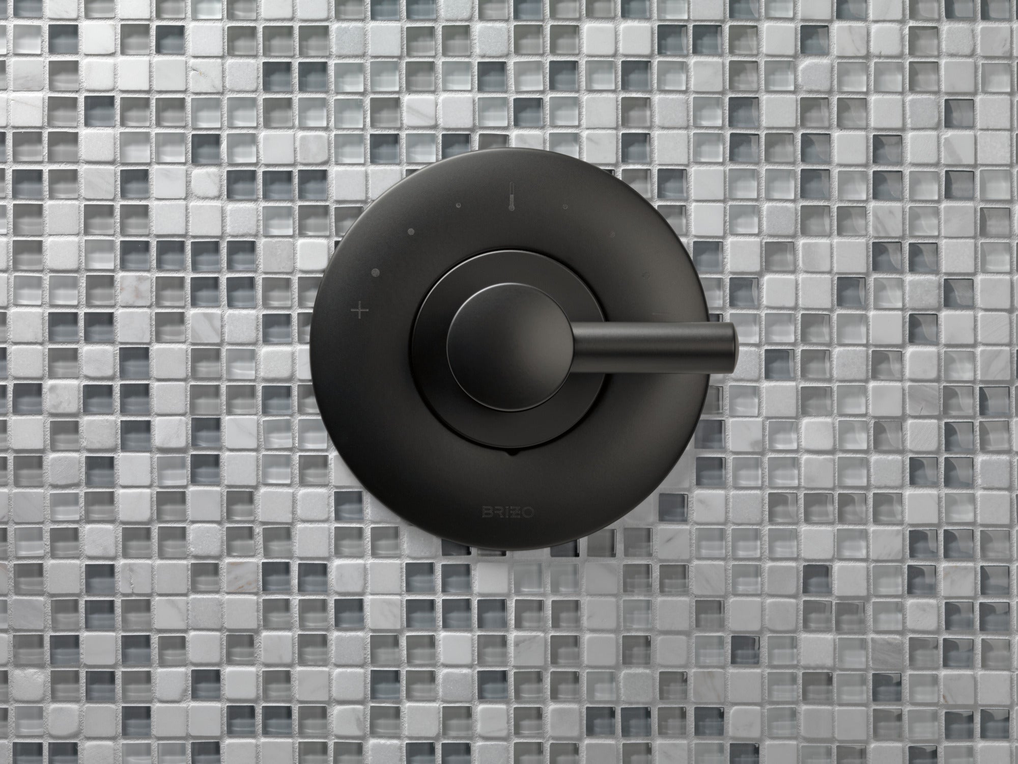 matte black thermostatic valve