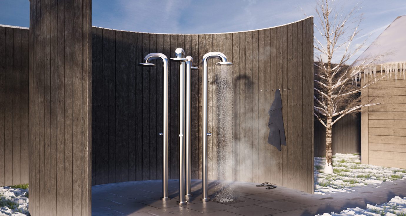 brushed shower
