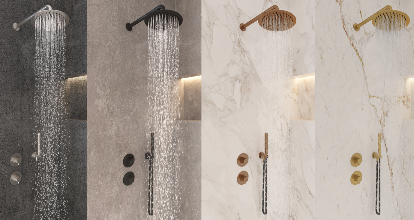 brushed shower