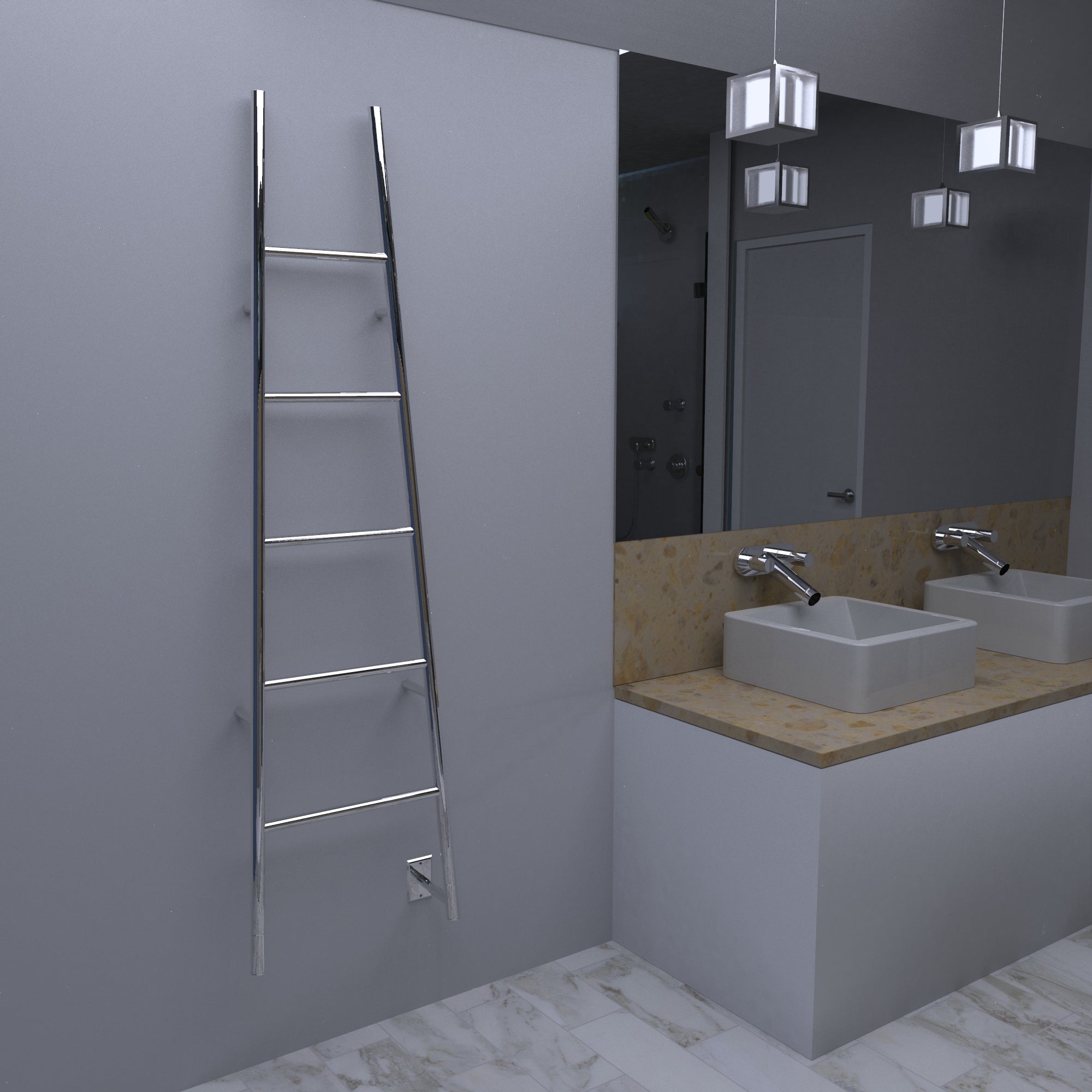 polished towel warmers