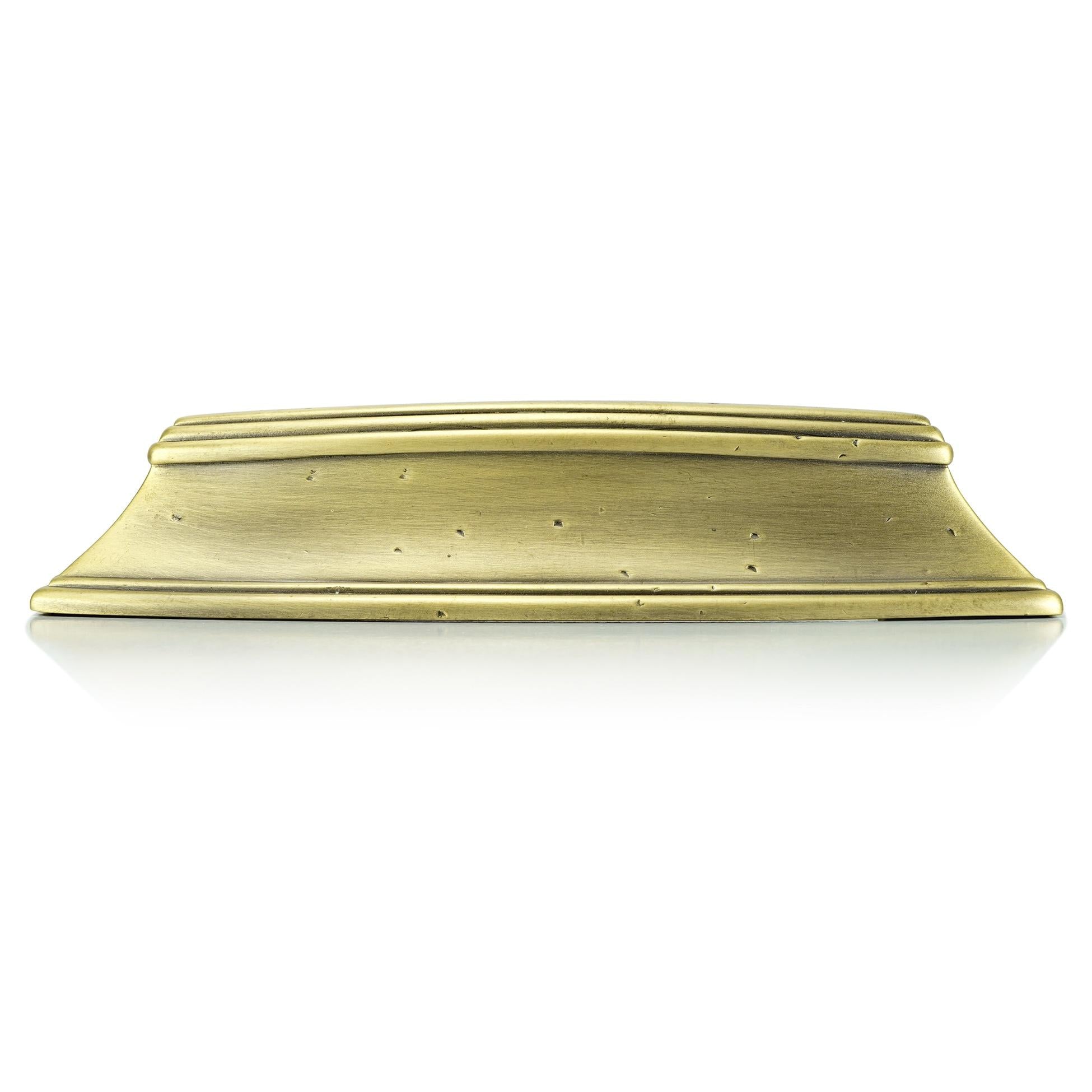 burnish brass pull