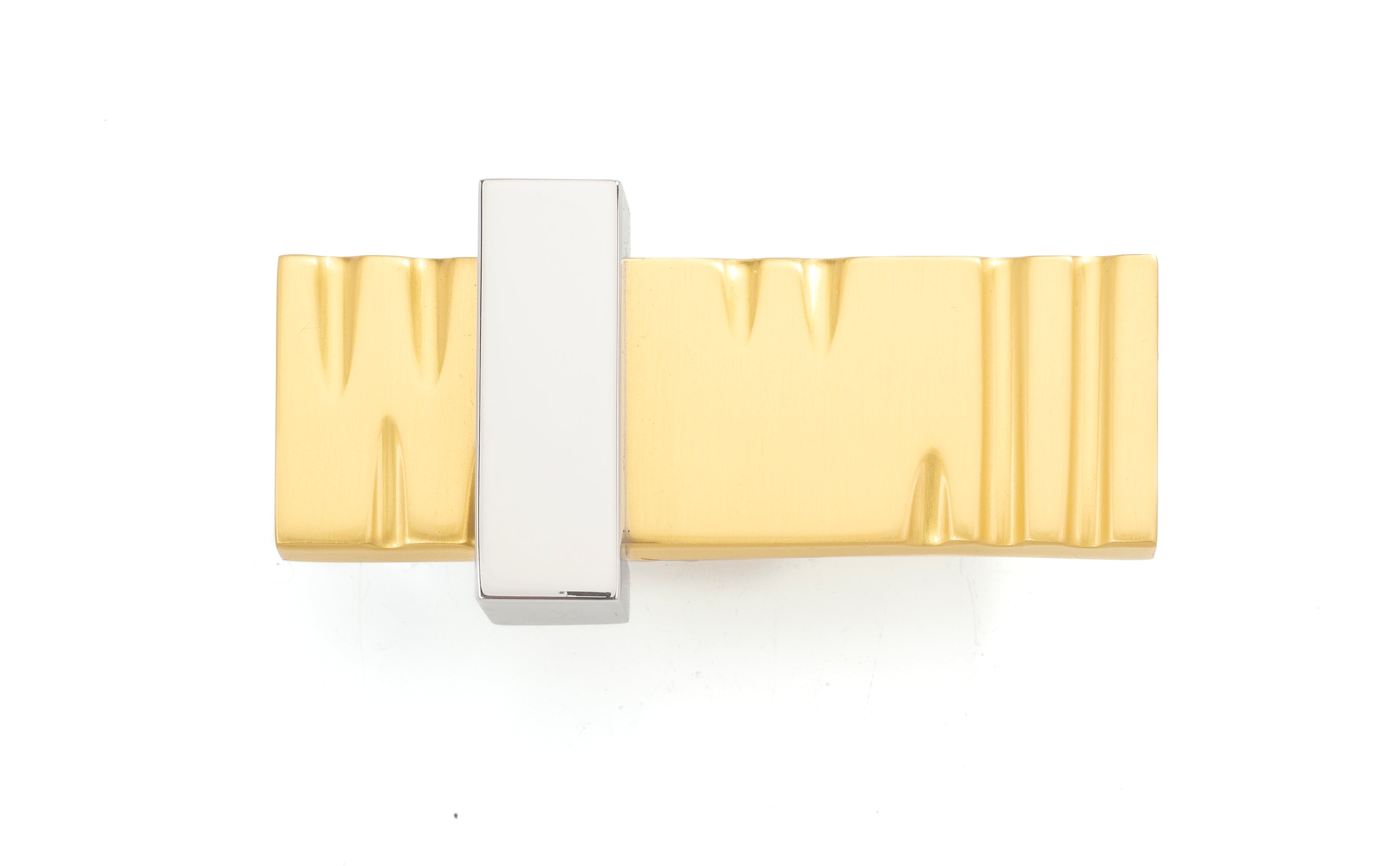 satin brass pull