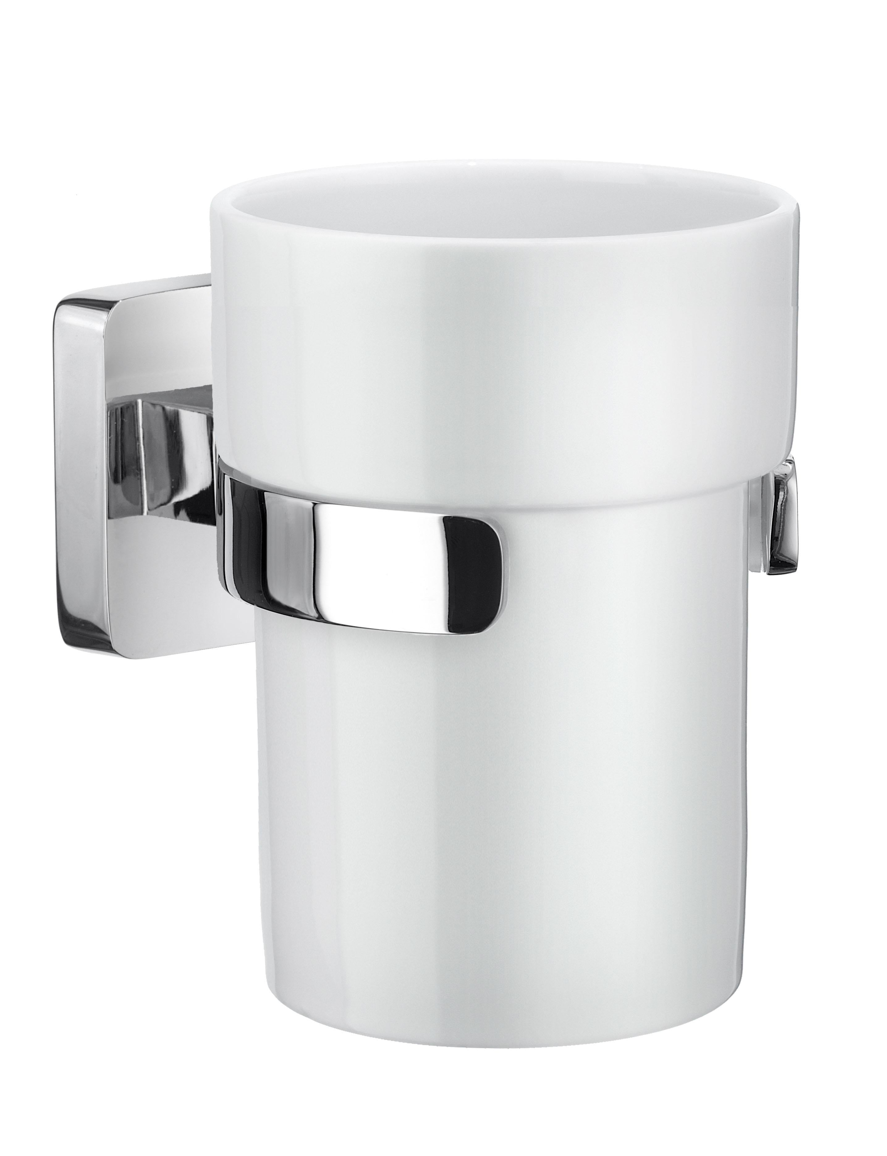 polished chrome tumbler