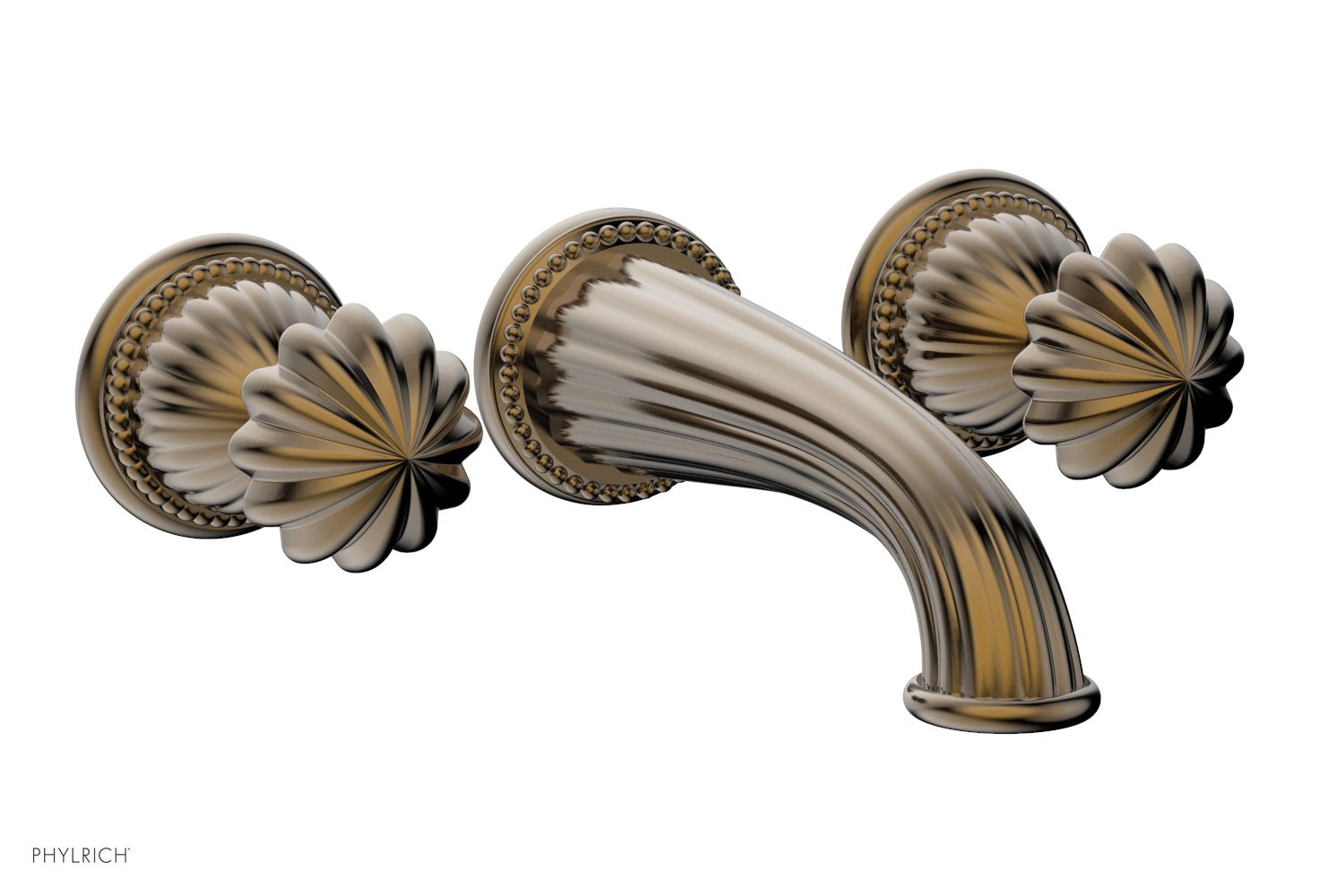 Phylrich GEORGIAN & BARCELONA Wall Tub Set - Round Handles