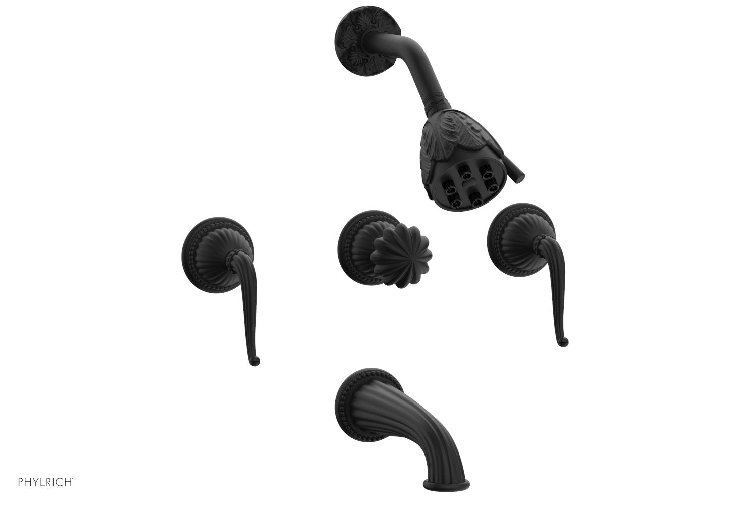 Phylrich GEORGIAN & BARCELONA Three Handle Tub and Shower Set