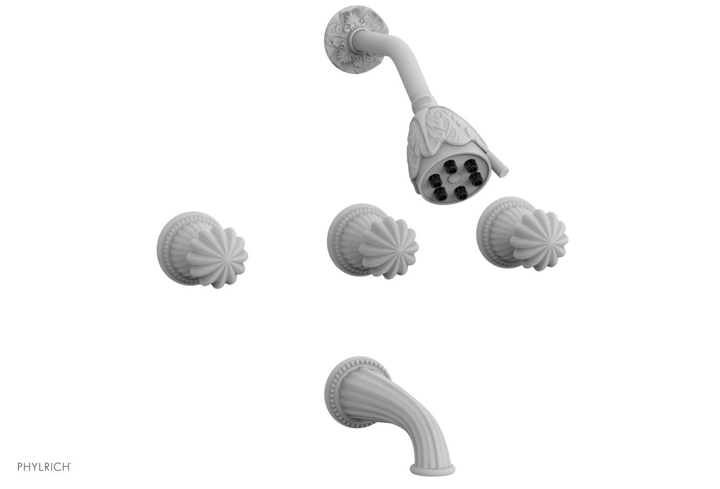 Phylrich GEORGIAN & BARCELONA Three Handle Tub and Shower Set