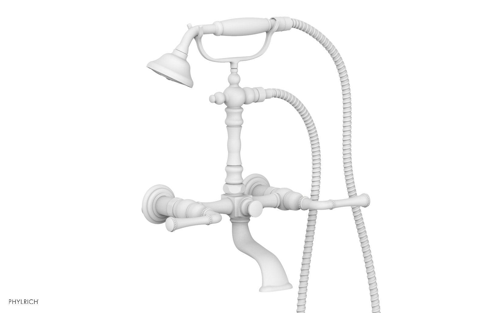 Phylrich BEADED Exposed Tub & Hand Shower - Lever Handle