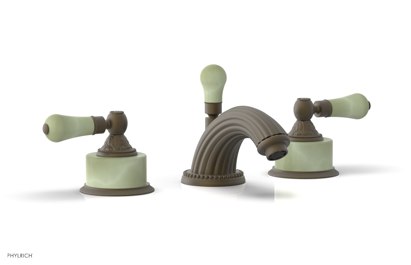 Phylrich VERSAILLES Widespread Faucet - Green Onyx