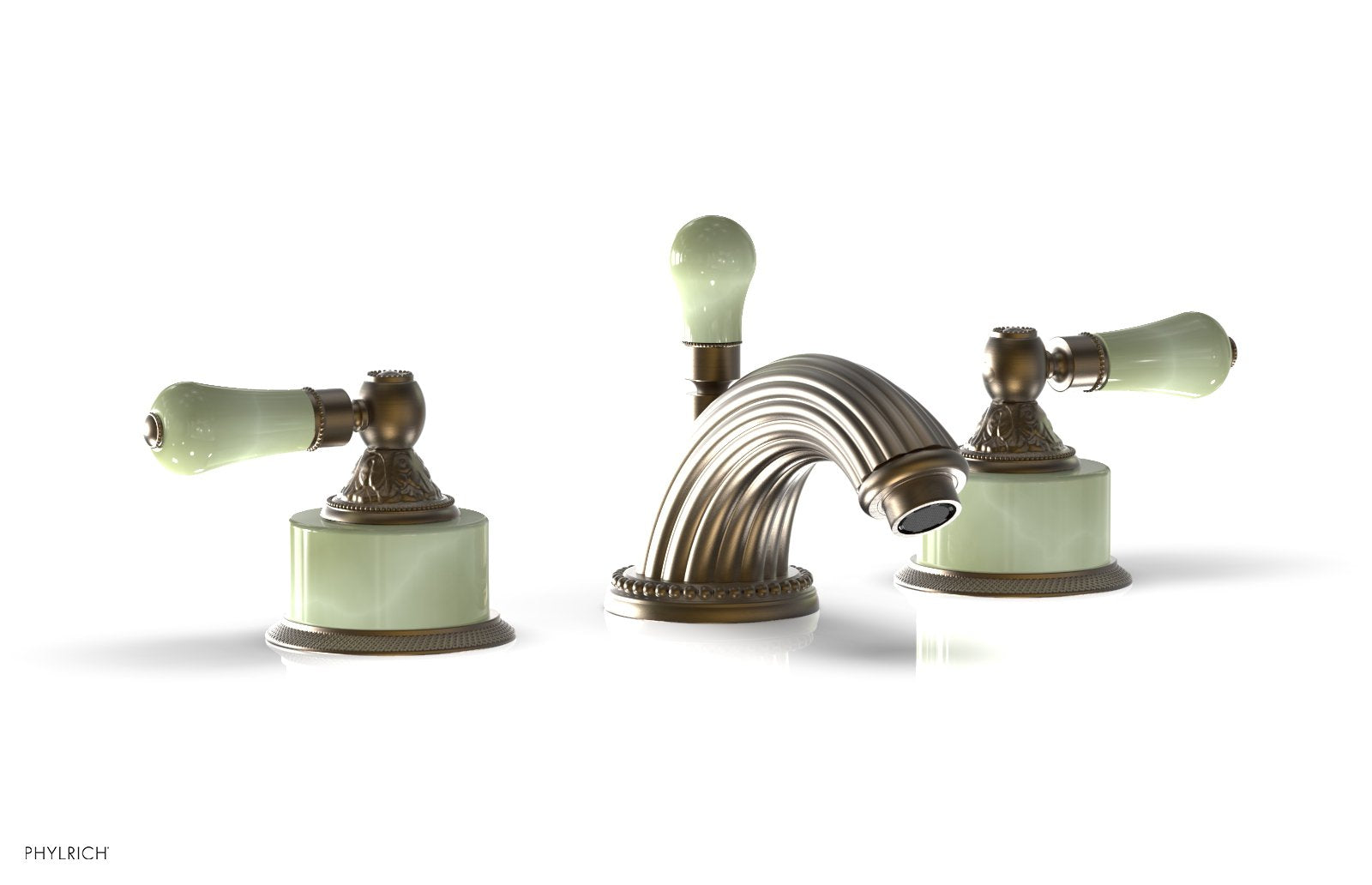 Phylrich VERSAILLES Widespread Faucet - Green Onyx