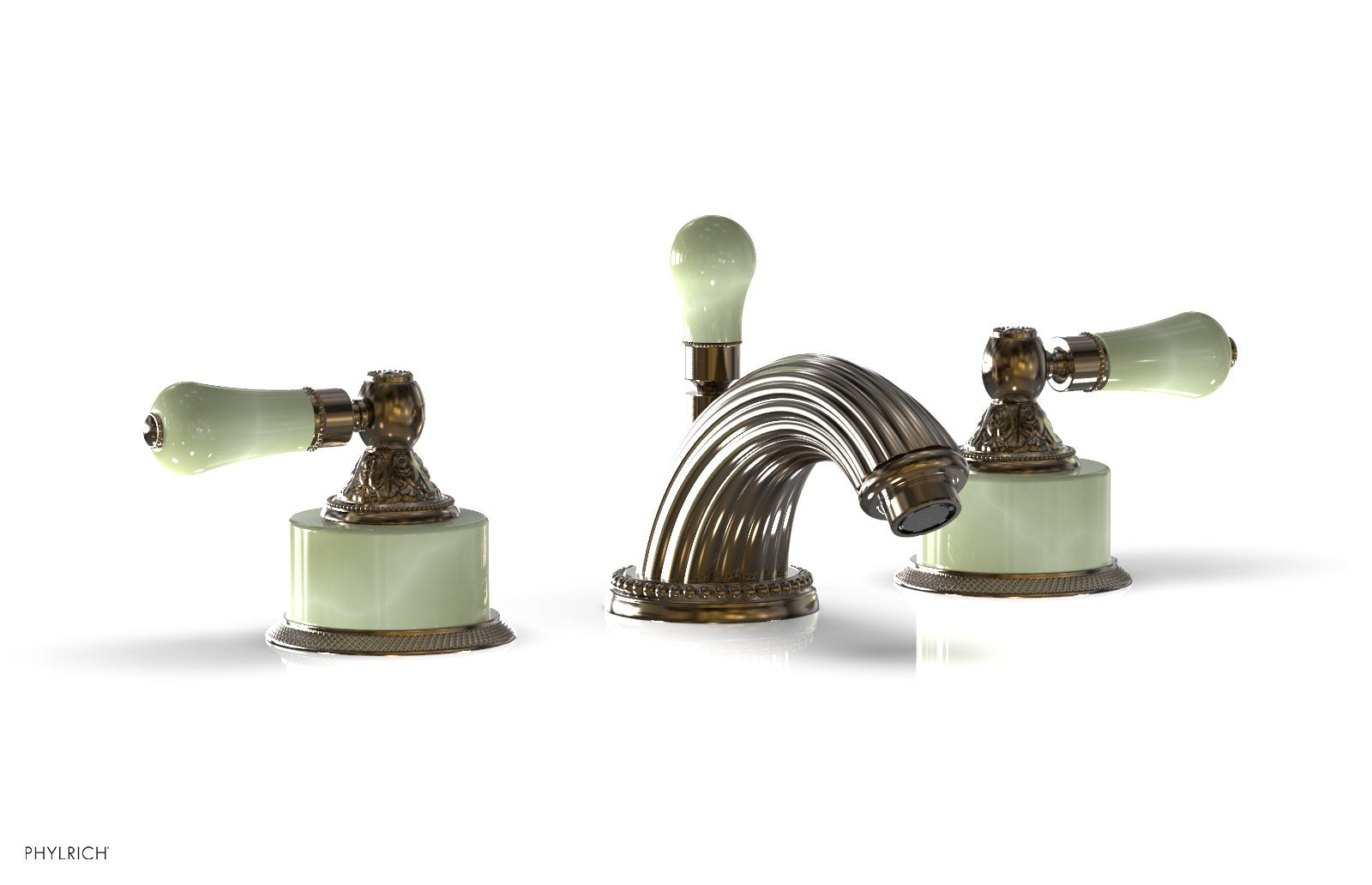 Phylrich VERSAILLES Widespread Faucet - Green Onyx